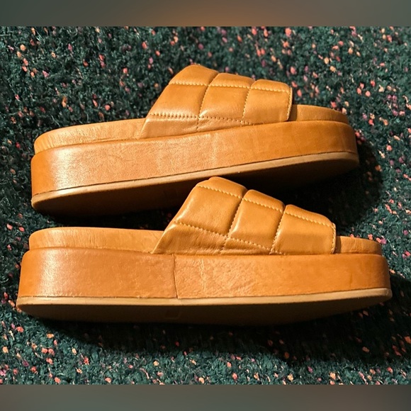 ‼️RARE‼️🎸Silent D🎸🔥NWOT🔥Porta Slide Sandals in Cedar— 38 (7-7.5 in US) - Picture 10 of 16